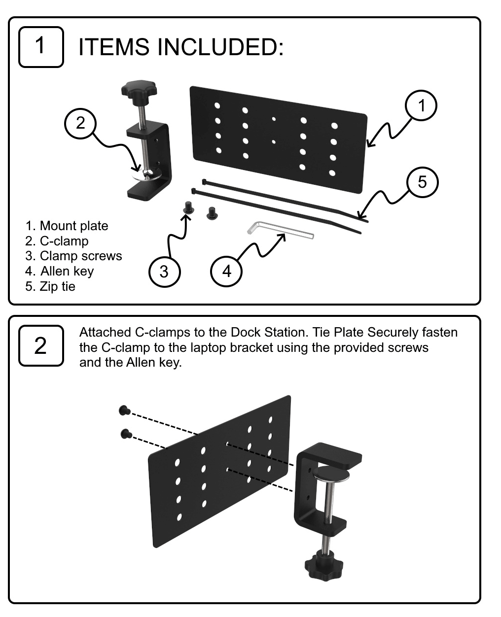 Docking Station Side-Mount Bracket