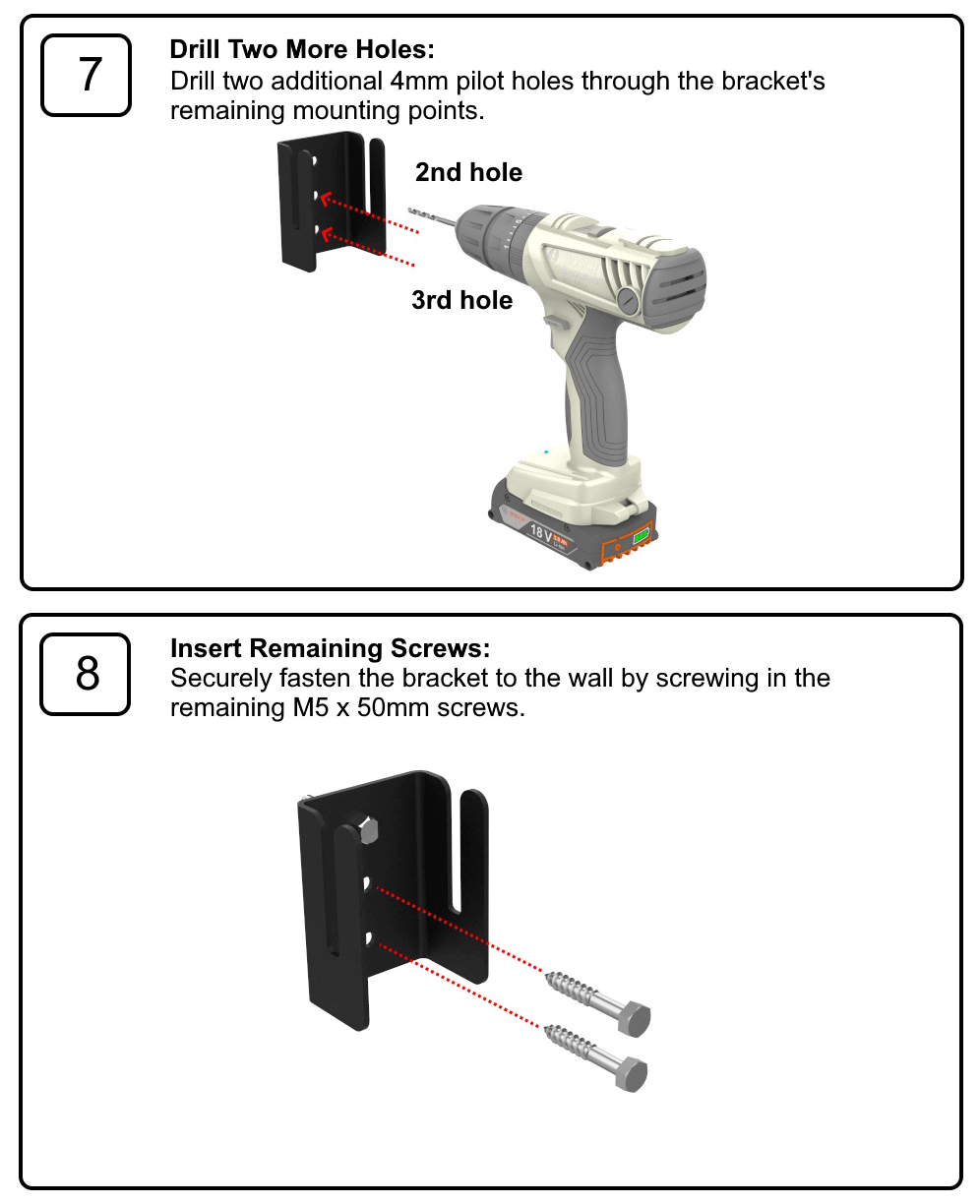 EquipHang Tow-Behind Storage Bracket