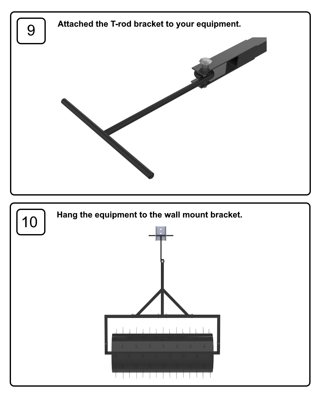 EquipHang Tow-Behind Storage Bracket