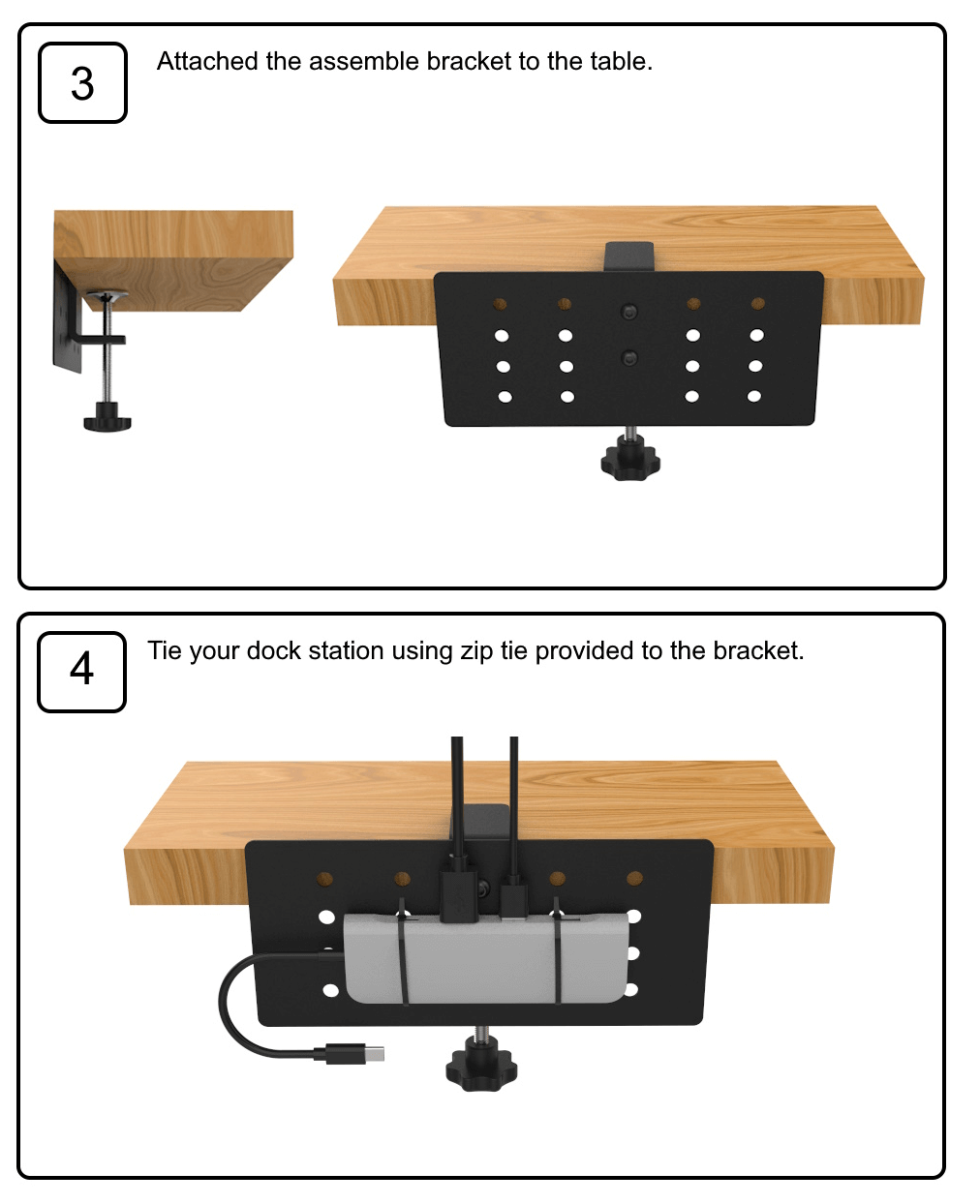 Dock Station Side-Mount Bracket